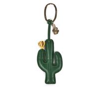 Boss Kaktus Schlüsselanhänger / Taschenanhänger aus Leder, Grün