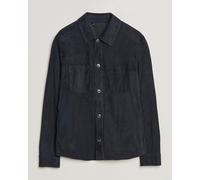 BOSS CAMEL Mando Suede Jacket Dark Blue Blau 50
