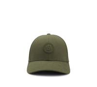 BOSS Cap aus Baumwoll-Canvas mit Double-B-Monogramm-Badge - Style Zed-CA-B-Icon, 50566191 Dunkelgrün ONESI
