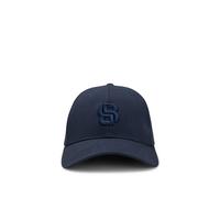 BOSS Cap aus Baumwoll-Twill mit aufgesticktem Double-B-Monogramm - Style Zed-B-Icon, 50533299 Dunkelblau ONESI