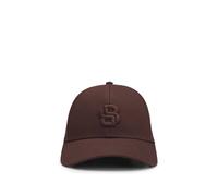 BOSS Cap aus Baumwoll-Twill mit aufgesticktem Double-B-Monogramm - Style Zed-B-Icon, 50533299 Dunkelbraun ONESI