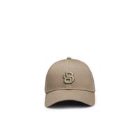 BOSS Cap aus Baumwoll-Twill mit aufgesticktem Double-B-Monogramm - Style Zed-B-Icon, 50533299 Hellbraun ONESI