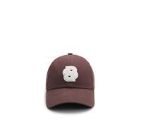 BOSS Cap aus Baumwoll-Twill mit geflochtenem Double-B-Monogramm - Style Ari-B-icon-Braid, 50562252 Dunkelbraun ONESI