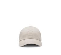 BOSS Cap aus Baumwoll-Twill mit gewebtem Logo-Aufnäher - Style Derrel-PL, 50535555 Hellgrau ONESI