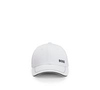 BOSS Cap aus Baumwoll-Twill mit Kontrast-Details und Logo-Stickerei - Style Cap-1, 50492716 Weiß ONESI