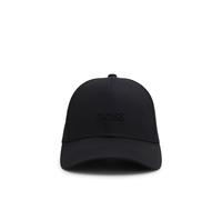 BOSS Cap aus Baumwoll-Twill mit Logo-Stickerei Ton in Ton - Style Ari, 50519889 Schwarz ONESI