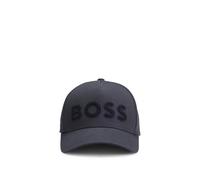 BOSS Cap aus Baumwoll-Twill mit strukturiertem Logo - Style Pyer-Golf-Terrace, 50560379 Dunkelblau ONESI