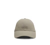 Baseball Cap BOSS "Ari", Damen, beige (dunkelgrün 308), Web, Baumwolle, unifarben, Caps, mit BOSS Logostickerei Ton in Ton, unisex (28356969-0) dunkelgrün 308