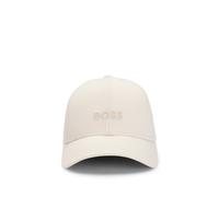 BOSS Cap aus Baumwoll-Twill mit tonaler Logo-Stickerei - Style Ari, 50519889 Weiß ONESI