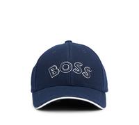 BOSS Cap aus gewebtem Piqué mit Logo-Stickerei - Style Cap-US, 50492737 Dunkelblau ONESI