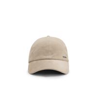BOSS Cap aus Veloursleder mit Metall-Logo - Style Zed-SU-NO, 50555672 Beige ONESI