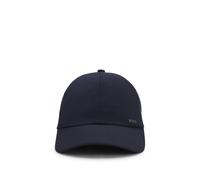 BOSS Cap aus Woll-Mix-Twill mit metallenem Logo-Schriftzug - Style Zed_Performance-TW, 50556419 Dunkelblau ONESI