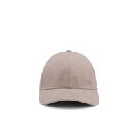 BOSS Cap aus Woll-Seiden-Mix mit Logo-Hardware - Style Zed-WO-ME, 50571305 Beige ONESI