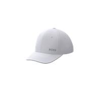 Boss Cap-Bold aus Baumwolle, Weiß