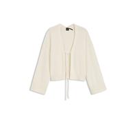 BOSS Cardigan aus Baumwoll-Mix mit Krawatten-Vorderseite - Style C_Forleans, 50559827 Natur L