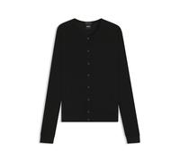 BOSS Cardigan aus besonders feiner Merinowolle - Style Fonami, 50545031 Schwarz L