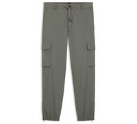 BOSS Cargohose aus wasserabweisendem Crinkle-Gewebe - Style Sracky_5_Cargo, 50555852 Grau 50