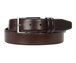 BOSS Carmello Leather Belt W80 Dark Brown