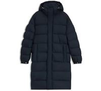 BOSS Lange wasserabweisende Steppjacke mit verdecktem Verschluss - Style H-Carpa, 50565110 Dunkelblau 52
