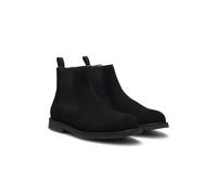BOSS Chelsea Boots aus aufgerautem Leder mit Steppnähten im Signature-Streifen-Design - Style Kope_Cheb_sdd, 50568754 Schwarz 41