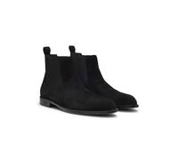 BOSS Chelsea Boots aus Veloursleder mit elastischen Einsätzen - Style Tayil_Cheb_sdN, 50548229 Schwarz 45