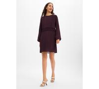BOSS Chiffonkleid Damen aubergine, 36