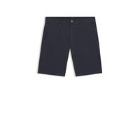 BOSS Slim-Fit Shorts aus elastischem Baumwoll-Twill - Style Chino-slim-Shorts, 50536723 Dunkelblau 36