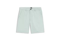 BOSS Chino-Style Shorts aus baumwollreichem Twill - Style Chino_ST_Shorts, 50559367 Türkis 38