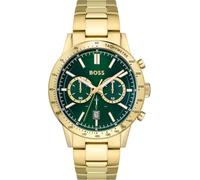 BOSS Chronograph Quarz Uhr für Herren Kollektion Allure mit Goldfarben Edelstahlarmband - 1513923