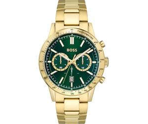 BOSS Chronograph Quarz Uhr für Herren Kollektion Allure mit Goldfarben Edelstahlarmband - 1513923