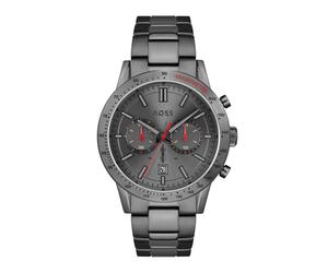 BOSS Chronograph Quarz Uhr für Herren Kollektion Allure mit Graues Edelstahlarmband - 1513924