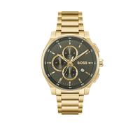 BOSS Chronograph Quarz Uhr für Herren Kollektion Peak 2.0 mit Goldfarben Edelstahlarmband - 1514190