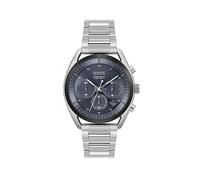 BOSS Chronograph mit Gliederarmband und blauem Zifferblatt - Style TOP, 58129460 Silber ONESI