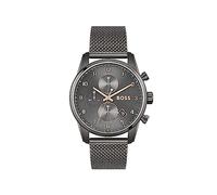 Hugo Boss Chronograph Herren Uhr In Edelstahl/Edelstahl Grau/Grau | 1513837