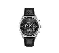 BOSS Chronograph Quarz Uhr für Herren mit Schwarzes Lederarmband - 1513816