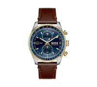 BOSS Skytraveller Pro Uhr mit blauem Zifferblatt und Saphirkristall - Style SKYTRAVELLER, 58858224 Braun ONESI