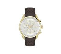 BOSS Chronographen-Quarzuhr mit Kalender für Herren Kollektion Grand Prix 44 mit Edelstahl- oder Lederarmband