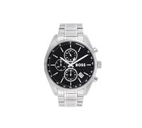 BOSS Chronographen-Quarzuhr mit Kalender für Herren Kollektion Grand Prix 44 mit Edelstahl- oder Lederarmband