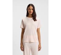 T-Shirt BOSS "CI_T-Shirt", Damen, Gr. S, rosa (light, pastel pink 680), Single Jersey, Obermaterial: 95% Baumwolle, 5% Elasthan, Basic, Basic normal, Rundhals, eingesetzt normaler Saum, Shirts T-Shirt