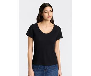 BOSS "Cosy Waffle T-Shirt" aus Baumwoll-Mix mit Waffelstruktur (36750928-XL) schwarz 001