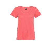 BOSS "Cosy Waffle T-Shirt" aus Baumwoll-Mix mit Waffelstruktur (40105342-L) schwarz orange 801