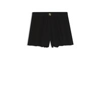 BOSS Crepe-Shorts mit Double-B-Monogramm-Schließe - Style Double B_Shorts, 50561257 Schwarz M