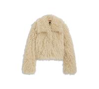 BOSS Cropped-Jacke aus mongolischem Kunstfell - Style C_Cefura, 50547960 Hellbeige 44