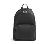 BOSS Rucksack aus genarbtem italienischem Leder mit geprägtem Logo - Style New Crosstown_S Bckp, 50536142 Schwarz ONESI