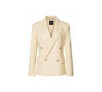 BOSS Damen Blazer JALETO Regular Fit, creme, Gr. 36