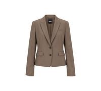 BOSS Slim-Fit Blazer aus elastischer Gabardine - Style Jia18, 50564479 Hellbraun 44