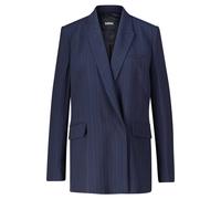 BOSS Relaxed-Fit Blazer mit Nadelstreifen und verdecktem Verschluss - Style Janka-DB2, 50548492 Dunkelblau 40