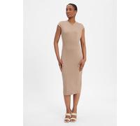 BOSS Kleid aus Stretch-Gewebe mit Flügelärmeln - Style Dulisa, 50541987 Beige 38
