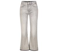 BOSS Komfortable Jeans aus strukturiertem grauem Stretch-Denim mit Schlag - Style C_SOFT KICK FLARE MR, 50541615 Hellgrau 30