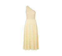 BOSS Kleid aus Rippstrick mit One-Shoulder-Design und Plissee-Rock - Style Foki, 50562654 Hellgelb M